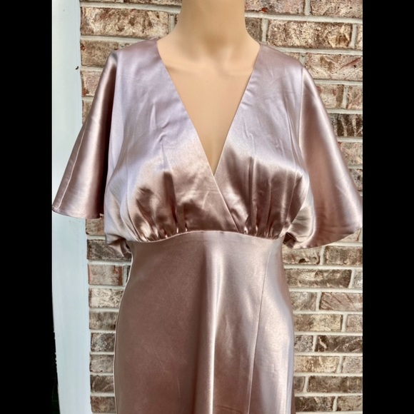 Birdy Grey Shimmer Rose Gold Maxi Dress - Picture 10 of 13